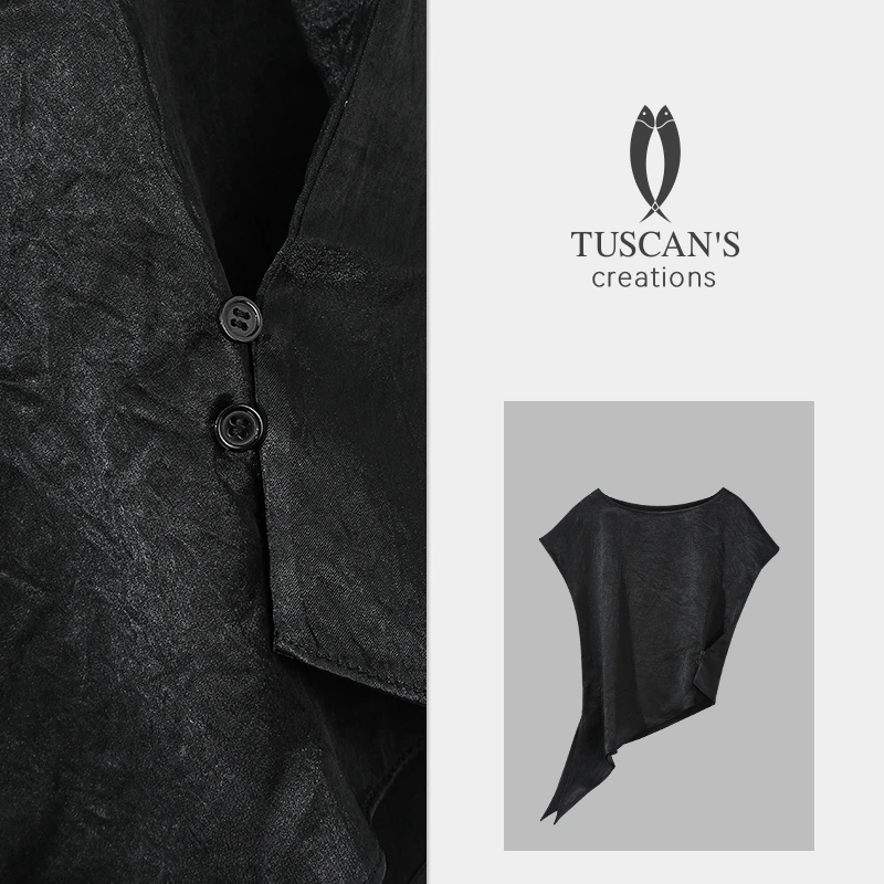 休闲中国风百搭高级简约T恤夏季潮流修身显瘦女士上衣TS时代双鱼