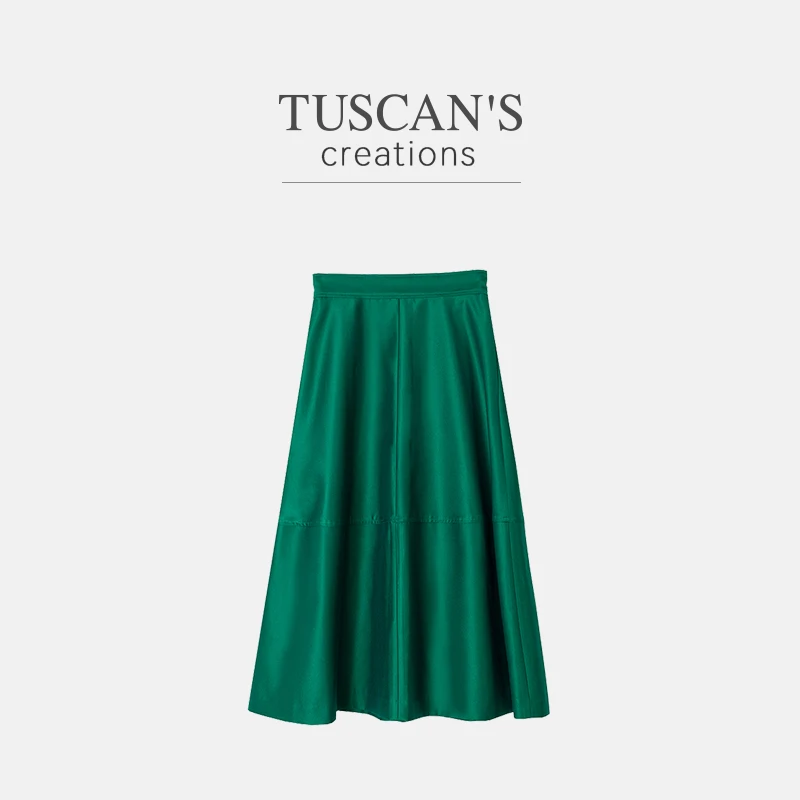 TUSCAN'S CREATIONS气质百搭时尚高腰显瘦简约女士半身裙时代女装