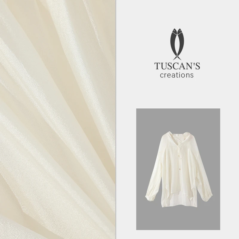 TUSCAN'S CREATIONS时尚宽松雪纺上衣衬衣长袖时尚休闲气质仙女