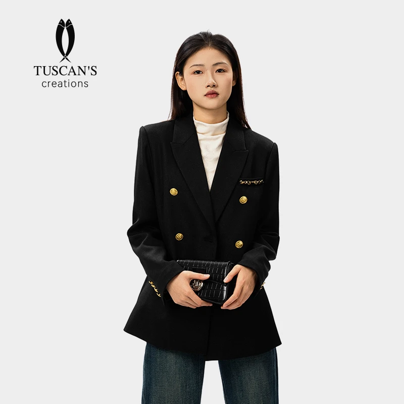 TUSCAN'S CREATIONS气质富家千金衣服女款西装外套网红外套TS时代