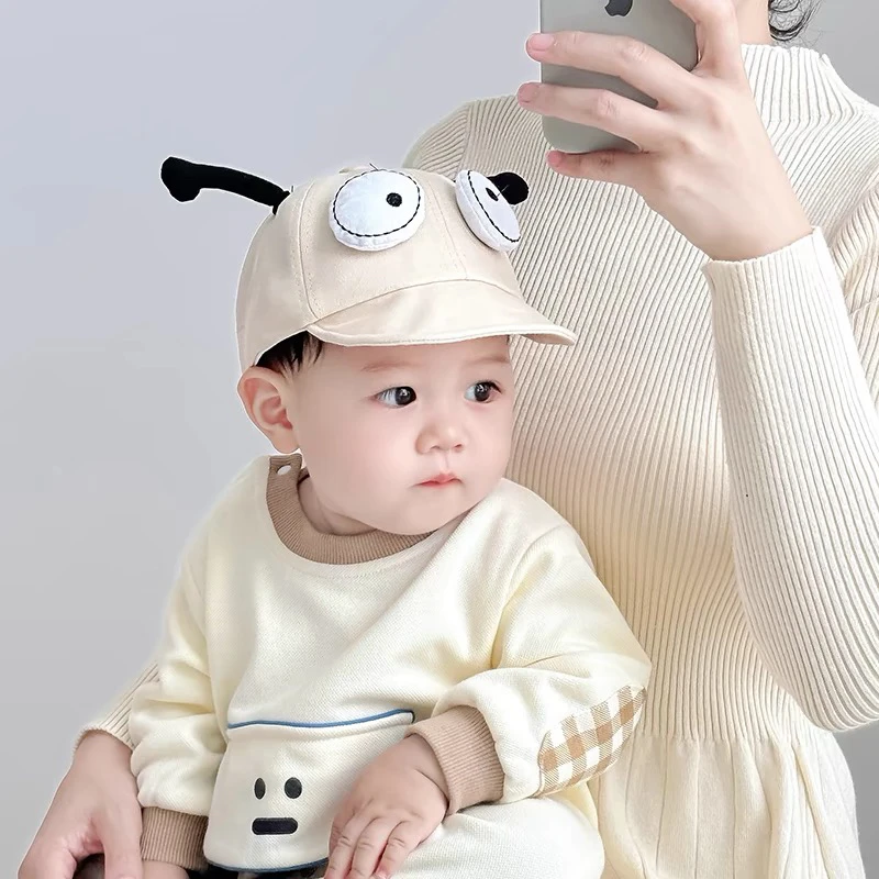 宝宝婴幼儿卡通女宝男童棒球超萌遮阳帽盆帽儿童帽薄款韩版