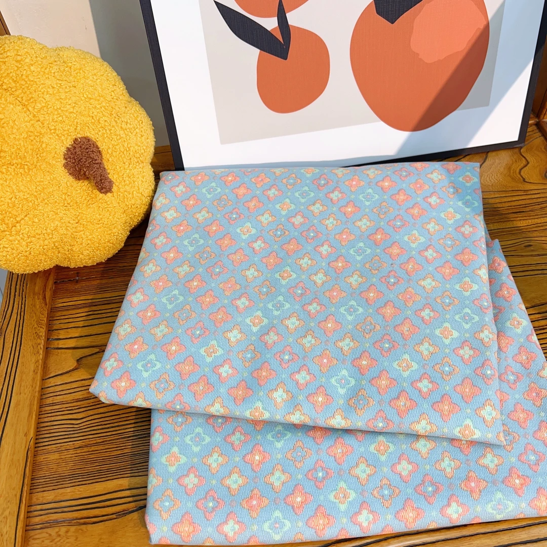 【星儿点点-蓝】-2X2.4加厚磨绒床单一条