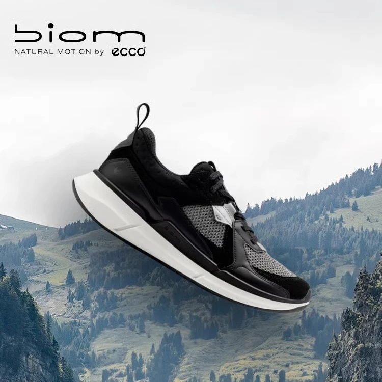 ECCO爱步 运动鞋男款轻盈舒适男鞋运动休闲鞋 健步BIOM 830774