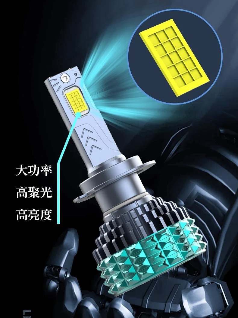 汽车LED大灯改装车灯D1S/D2S超亮D3S/D4S/D5SLED强聚光远近一体灯