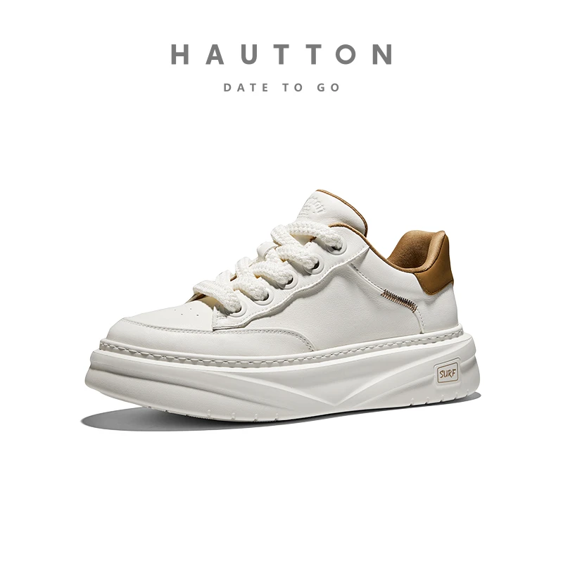 HAUT TON/皓顿男鞋单鞋时尚休闲百搭夏季透气厚底低帮933XB4620