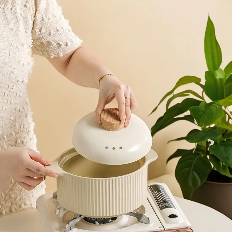 意大利高端陶瓷砂锅家用燃气煤气灶专用大容量煲汤锅耐高温炖锅