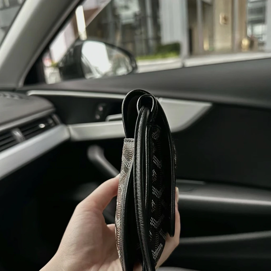 LuLu【小鲁信封包】头层牛皮手机包百搭斜挎包男女同款