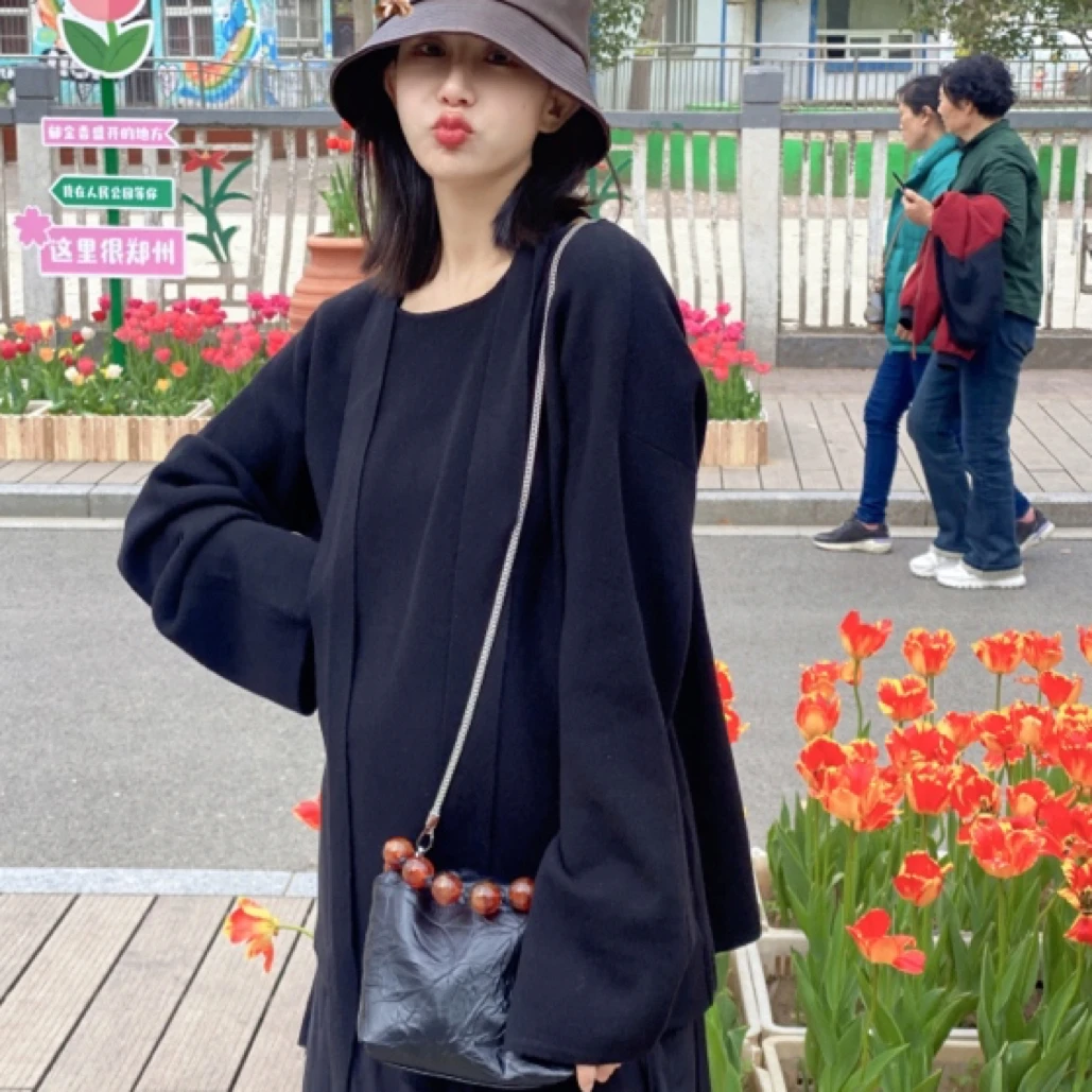 Lulu【珠珠新中式2622】头层牛皮珠珠手提斜挎包仅此一家两条肩带