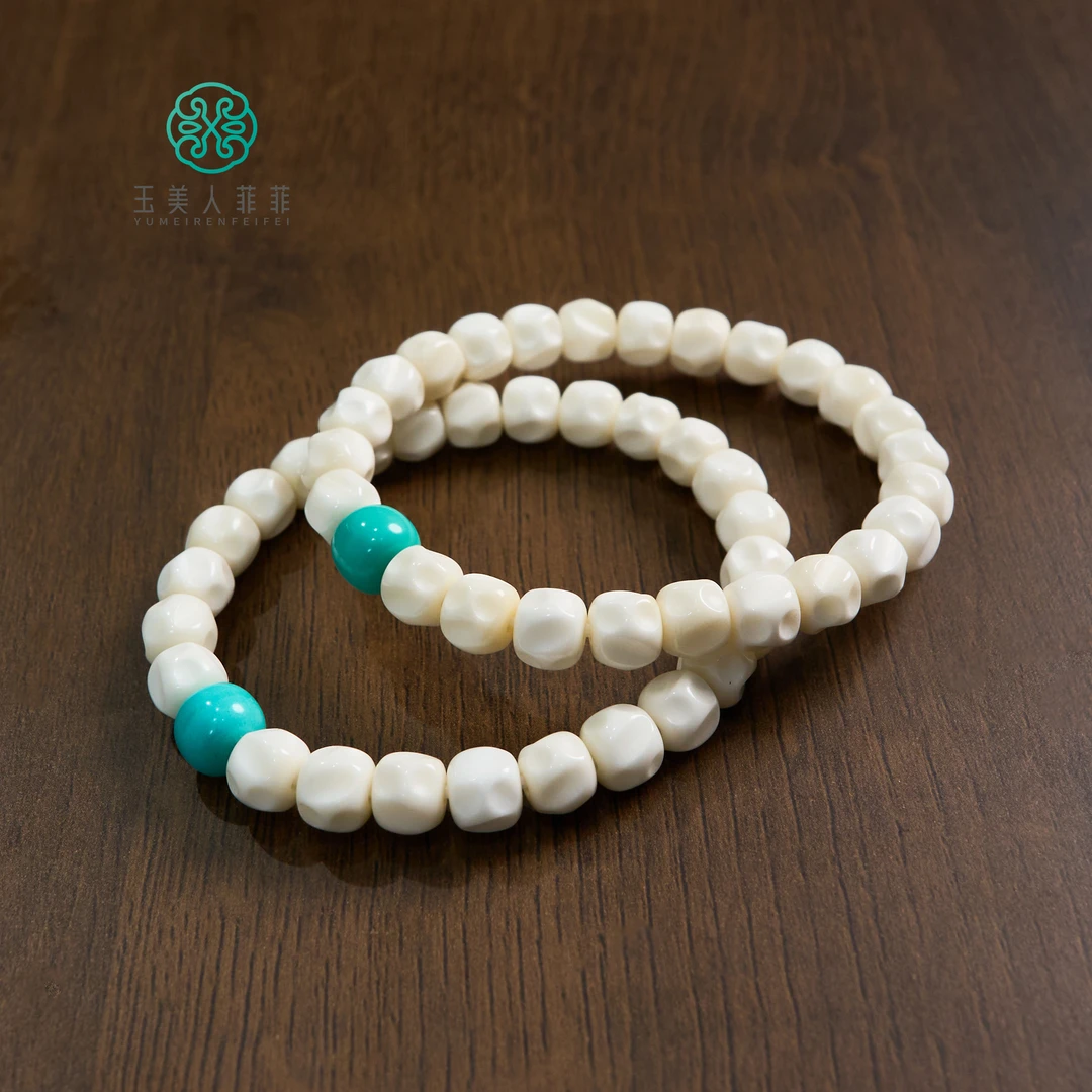 菲菲珠宝好~菩提单圈手串约6*7mm-多样性发一