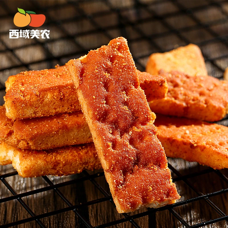 西域美农新疆 烤馕片110g*4袋 香辣孜然香味食用酥脆可口香脆零食