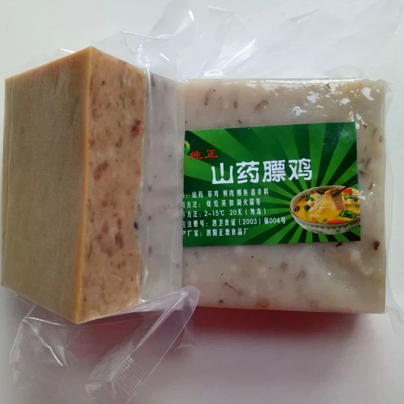 苏北宿迁泗阳特产正宗山药膘鸡纯手工剁馅肉1斤包邮买4送酸菜1斤