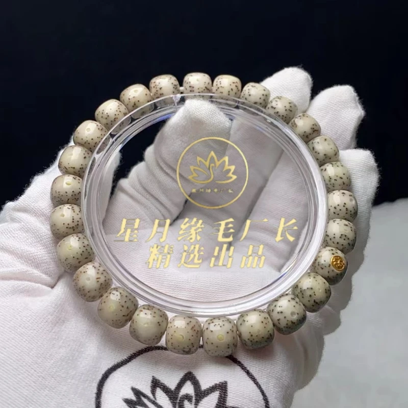 D53原生态星月菩提月朗星稀9*8mm文玩好物【金标】