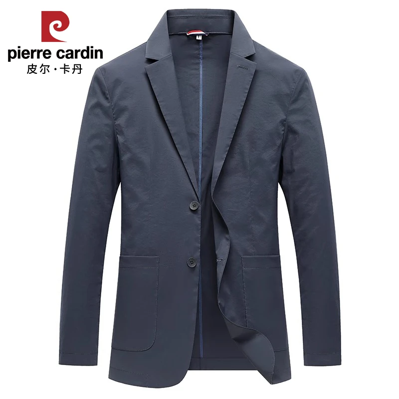 皮尔卡丹西服男2025新款高级感休闲小西装外套春秋季商务薄款男装