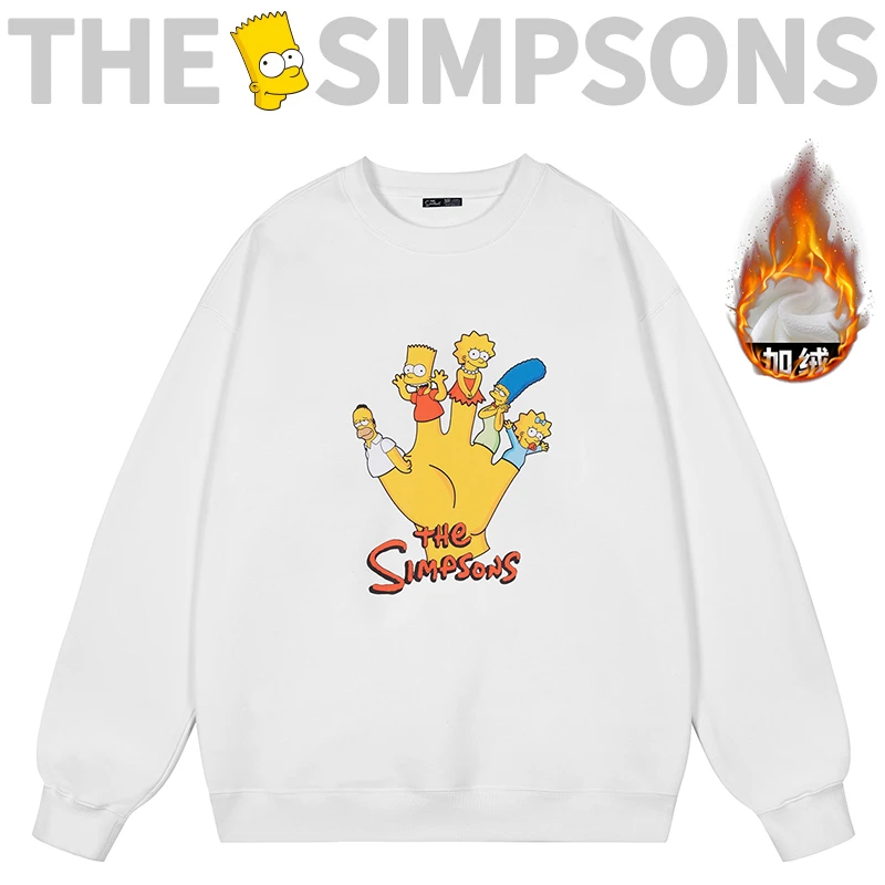 THESIMPSONS冬季休闲潮流情侣加绒男女同款卫衣SPCTT231F22UR