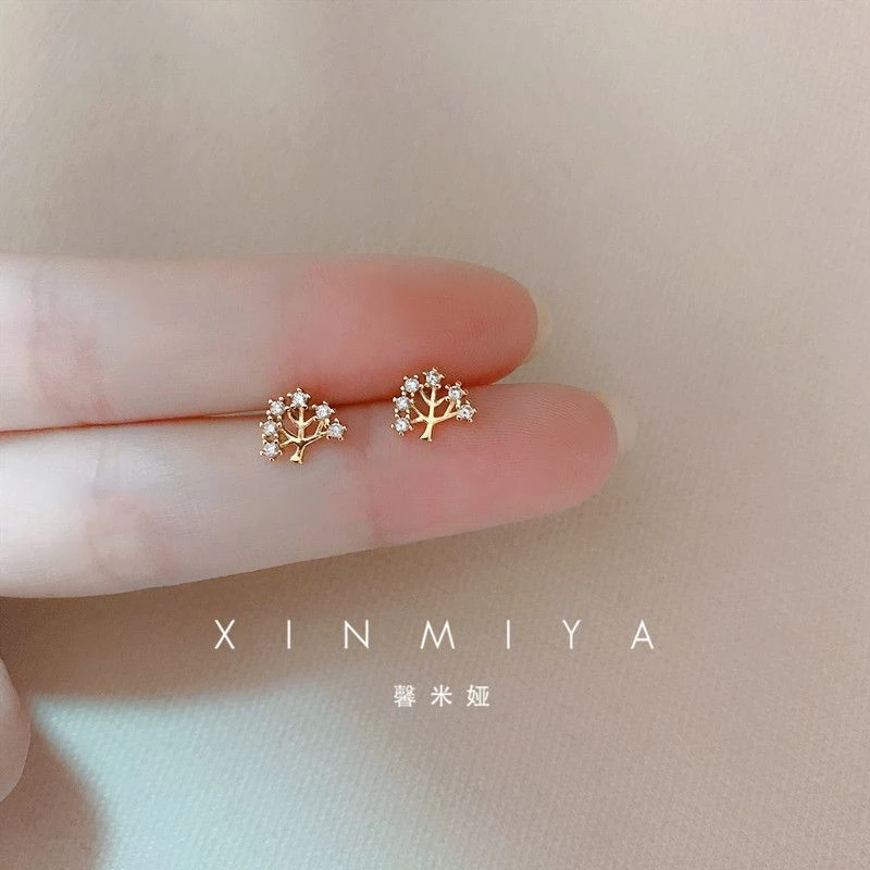 网红珠珠耳环女复古法式优雅耳钉2023年新款潮爆款高级感耳饰潮