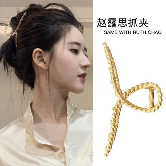 赵露思同款发夹后脑勺网红大号头发