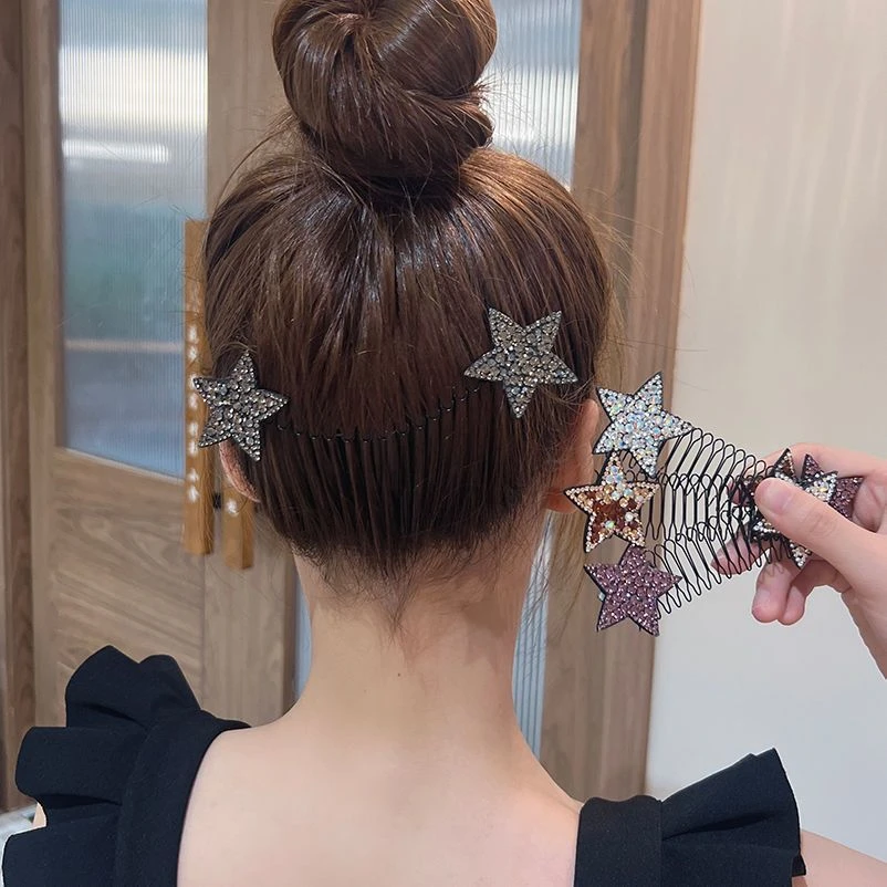 碎发整理神器发箍儿童发夹女后脑勺夹子头饰发卡