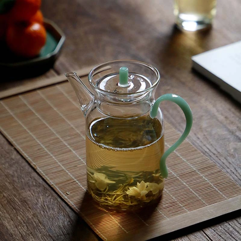 仿宋手执壶可电陶炉小宋壶玻璃绿茶壶泡茶专用花茶白茶功夫茶具