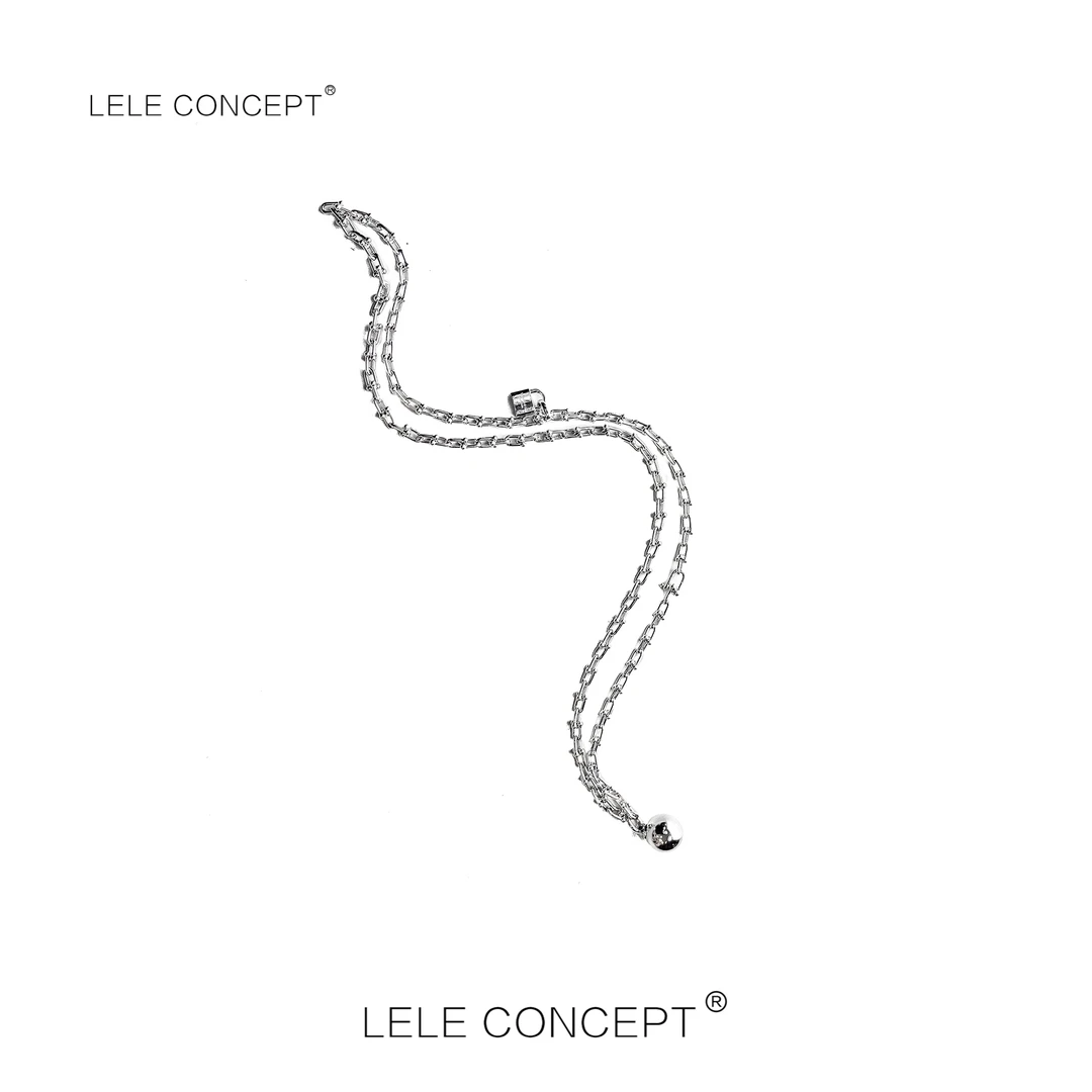铜合金项链 LELE CONCEPT百搭高级感新休闲挂锁项链SP0127