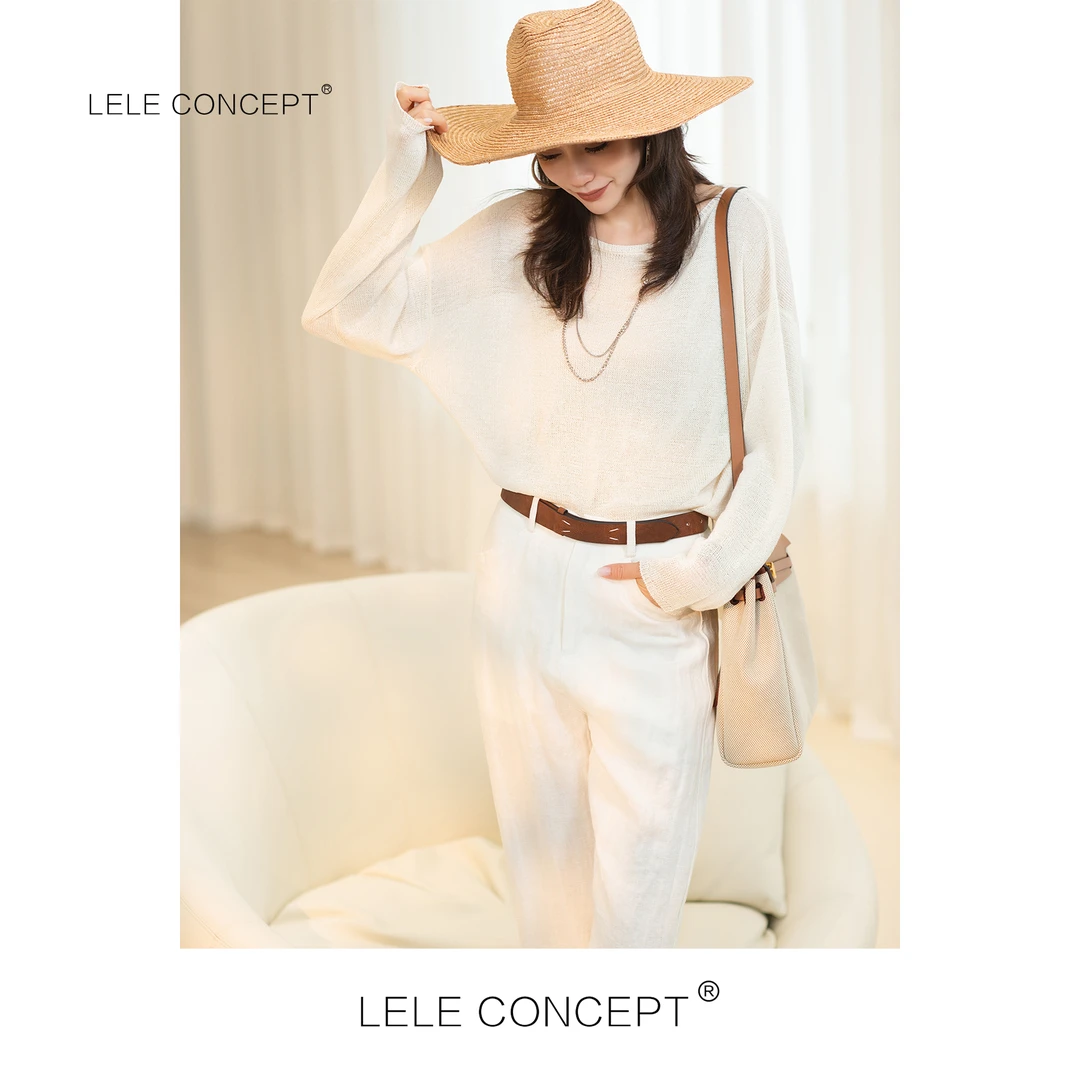 LELE CONCEPT丨大领两色网上衣S0493