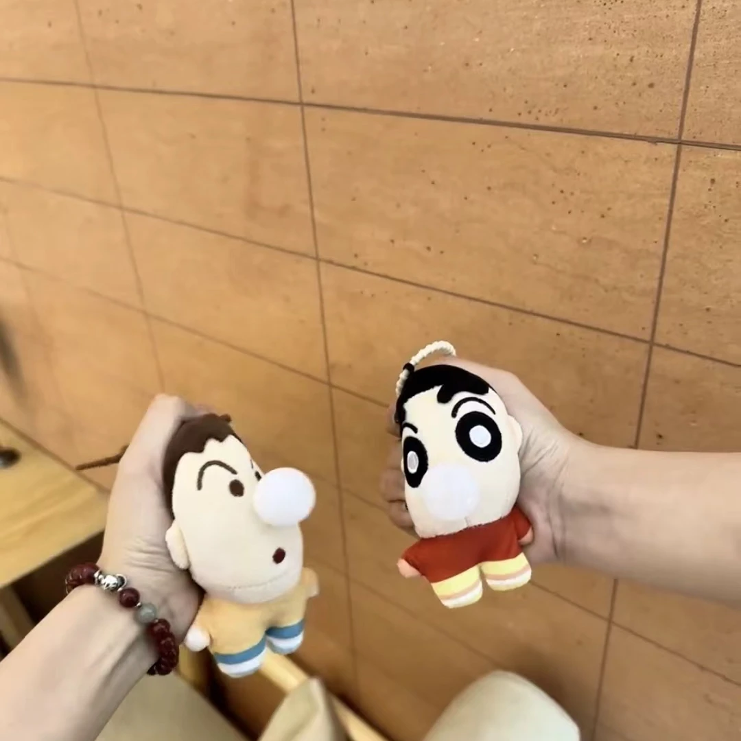 简动文创蜡笔小新阿呆捏捏毛绒系列盲盒