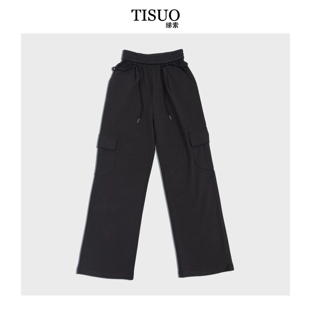 TISUO/绨索 酷飒工装口袋长裤 TS302583