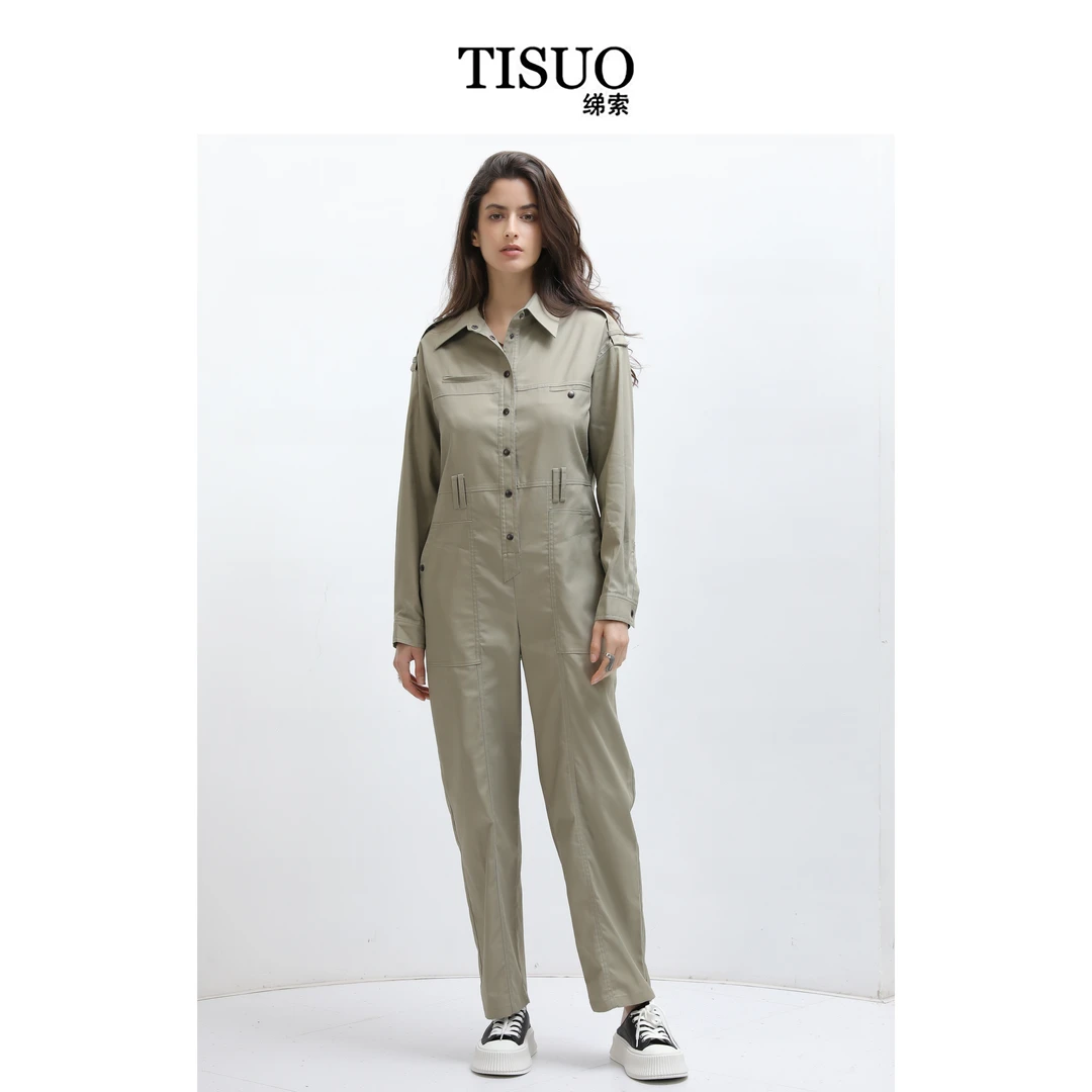 TISUO/绨索帅气工装连体裤 TS315038