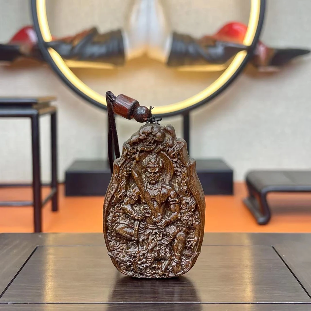 不动明王《鸡》守护神46双面牌吊坠正区印尼达拉干