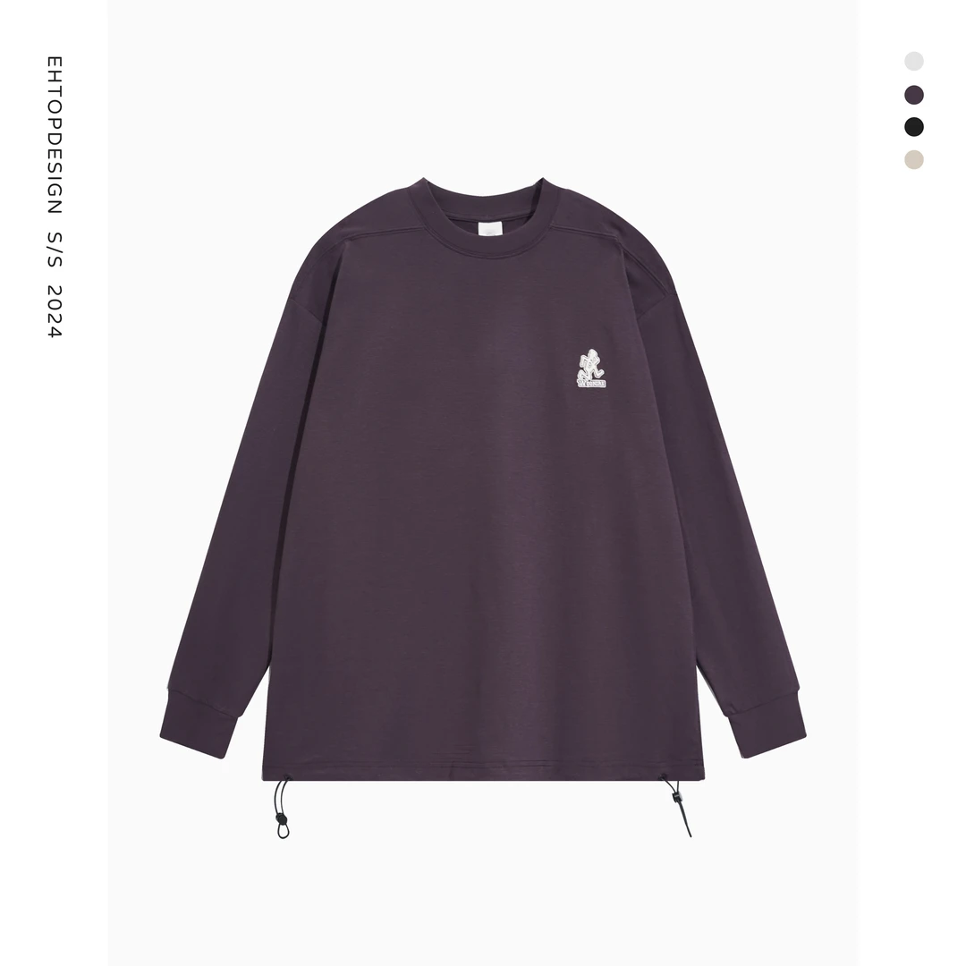 【41362】秋季潮流时尚长袖日常男女同款休闲百搭宽松版舒打底卫衣