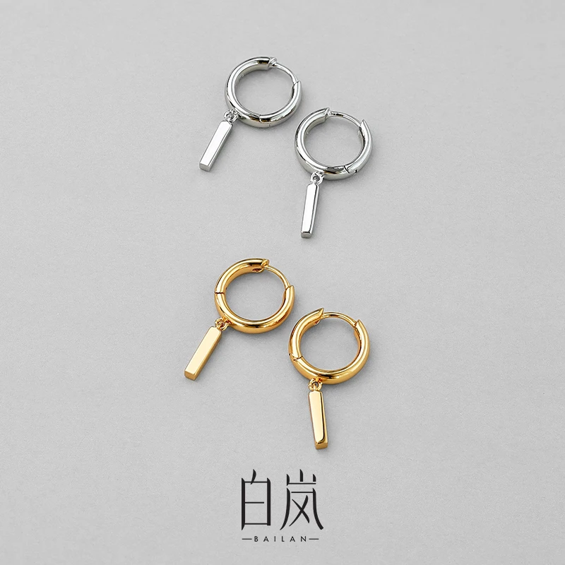 925银耳饰 白岚小风铃耳环简约设计感个性百搭素款气质春夏ED2912