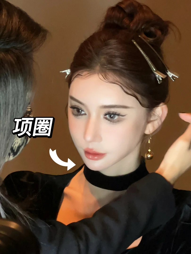 非金属布艺项链 轻奢小众气质脖套LWJ23D4S1407