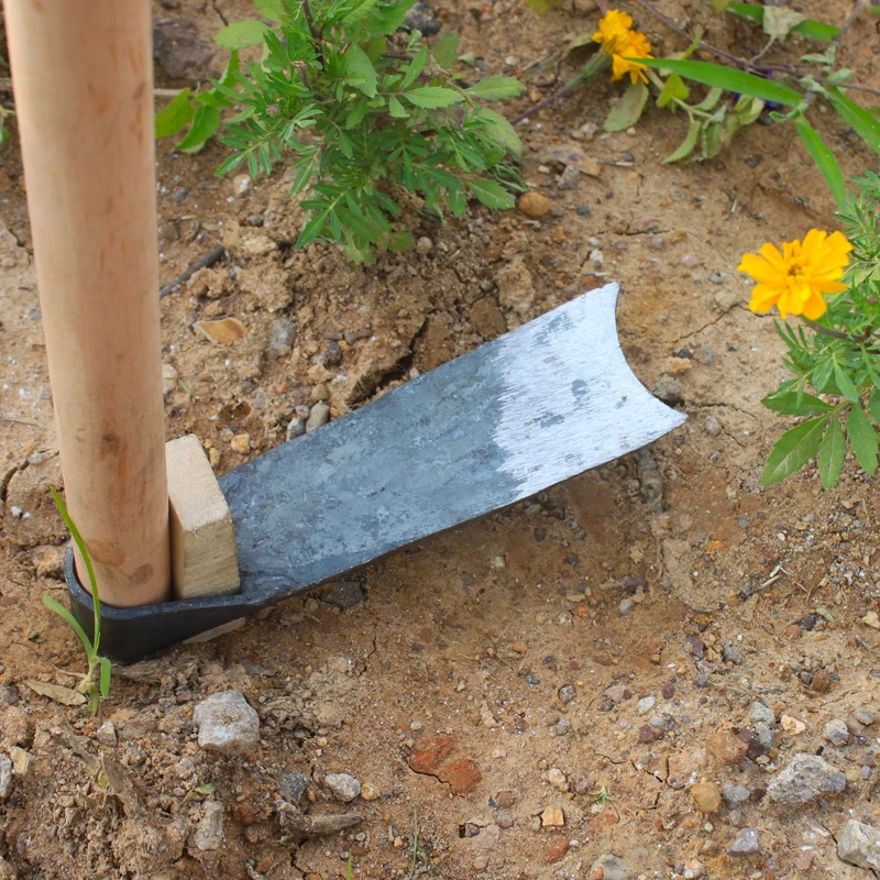 木柄小锄头挖地农用锄头农用木把锄头种菜种花园林园艺小锄头