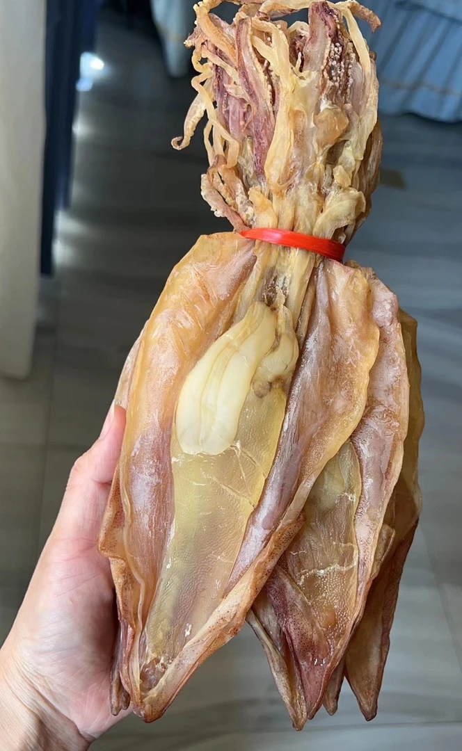 正宗惠安小岞船钓鱿鱼海鲜干鱿鱼鱿鱼母干母带卵炖汤鱿鱼干