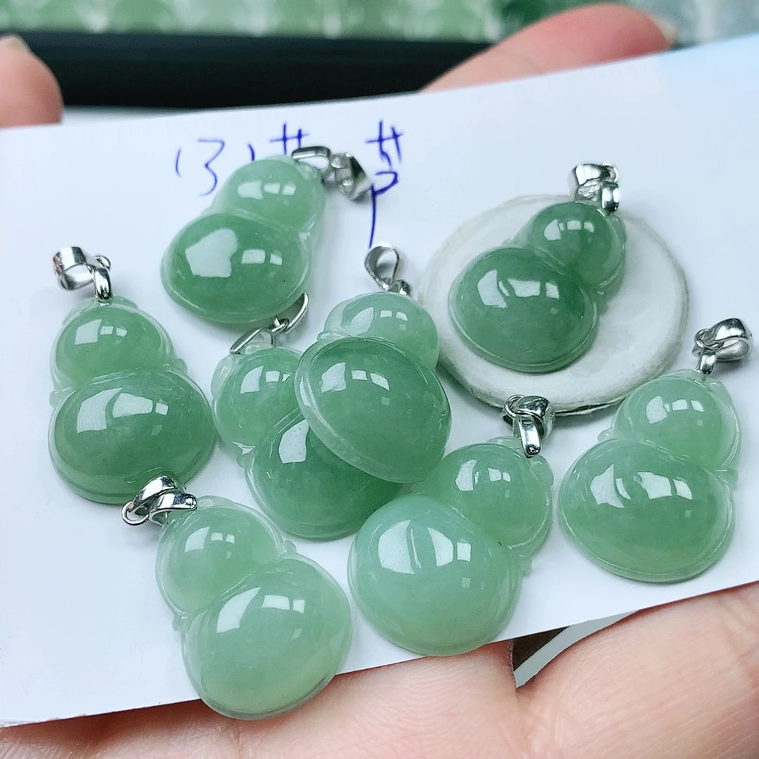 翡翠颈饰银S925镶嵌多样性发其一