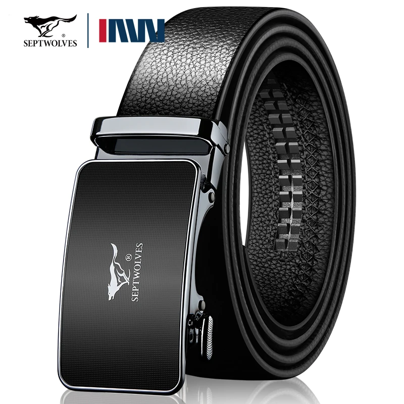 七匹狼皮带男士真皮自动扣情人节高档2024男款头层牛皮腰带休闲潮