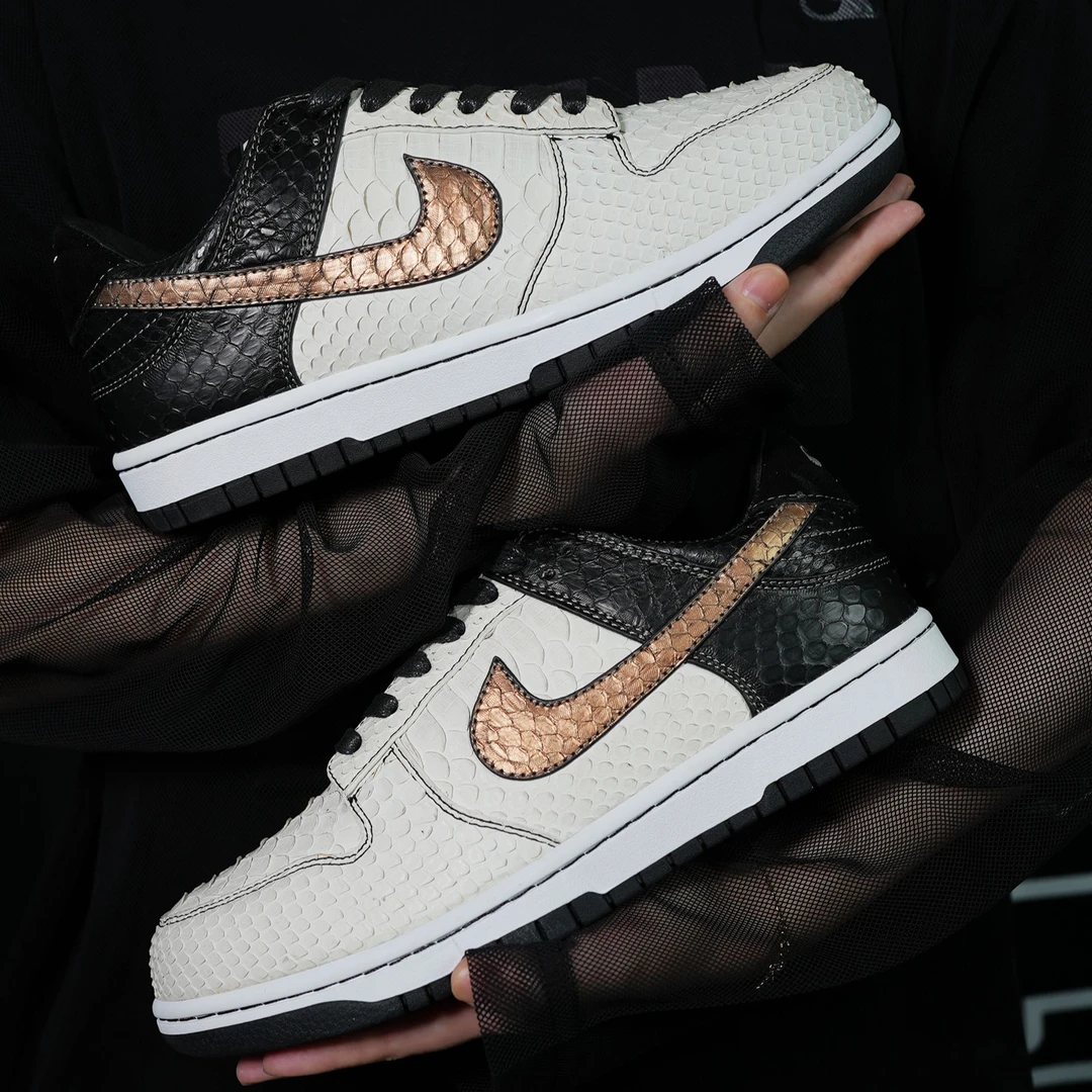 NIKE/耐克Dunk黑白熊猫金麟金钩板鞋