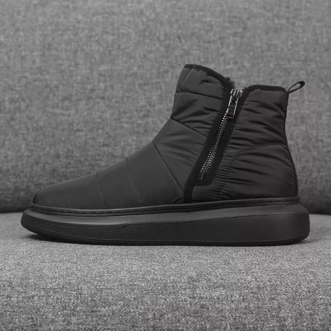 X011  42 冬季款加绒时尚男士休闲鞋高帮板鞋