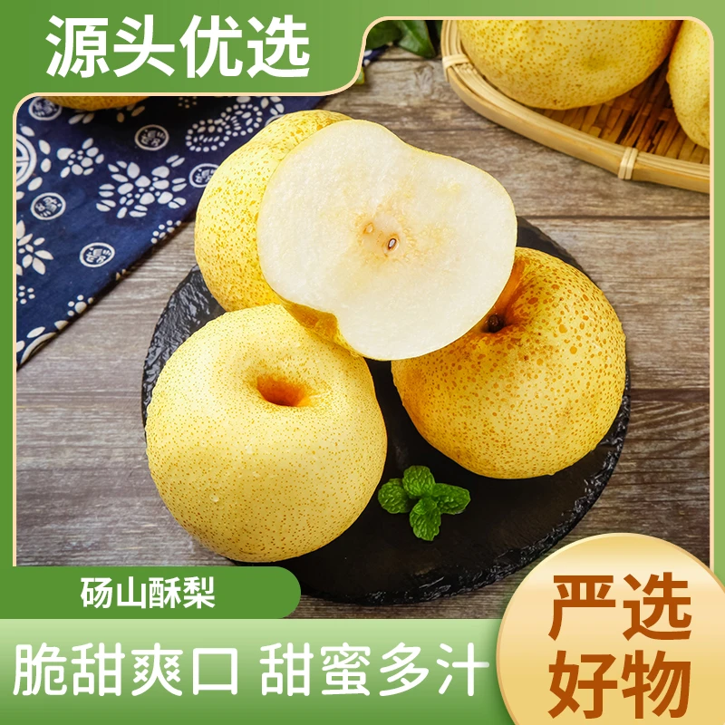 砀山酥梨4.5斤果肉细腻脆甜爽口