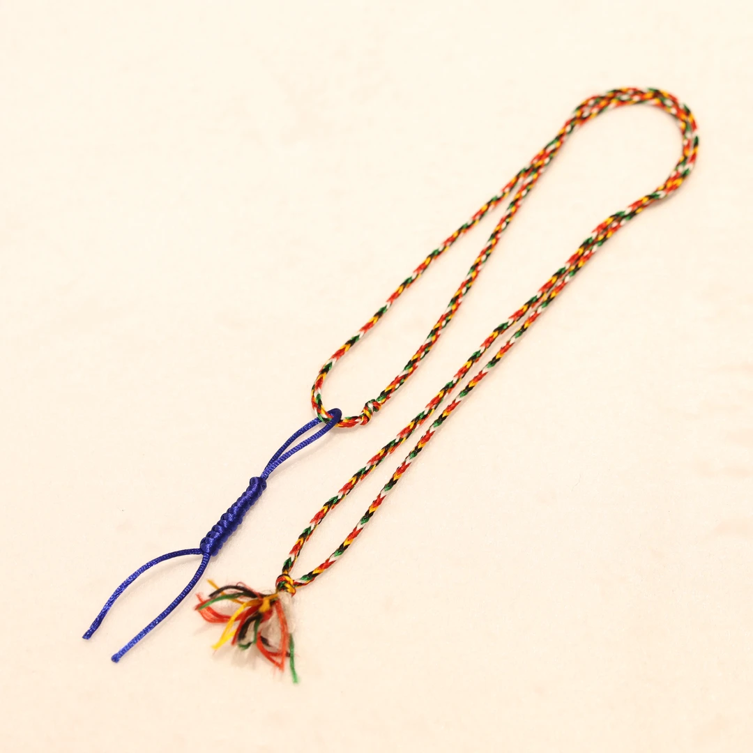 非金属布艺项链 手工设计彩绳项链