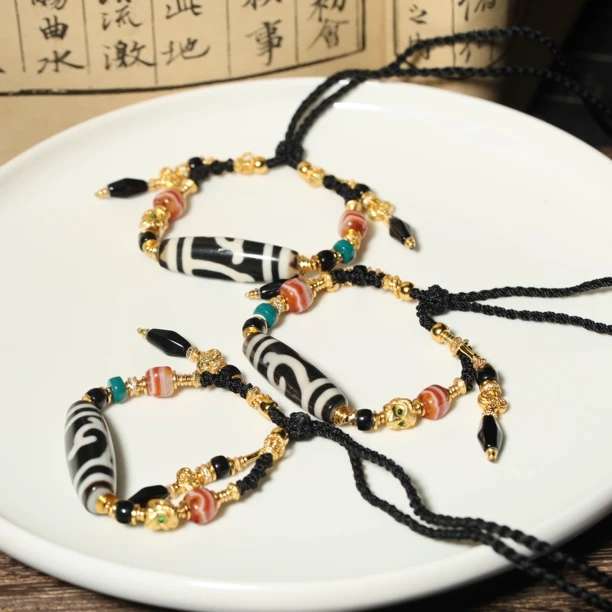 手工设计聚缘横版度母玛瑙多宝项链多样性发一个6527h