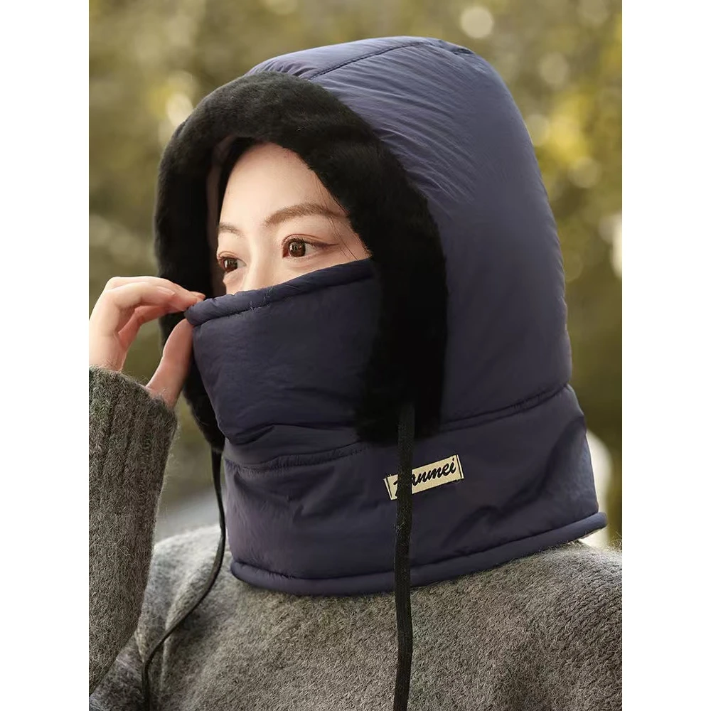 【加绒加厚防寒】新款骑行保暖冬季保暖雷锋帽子男女护耳面罩冬天