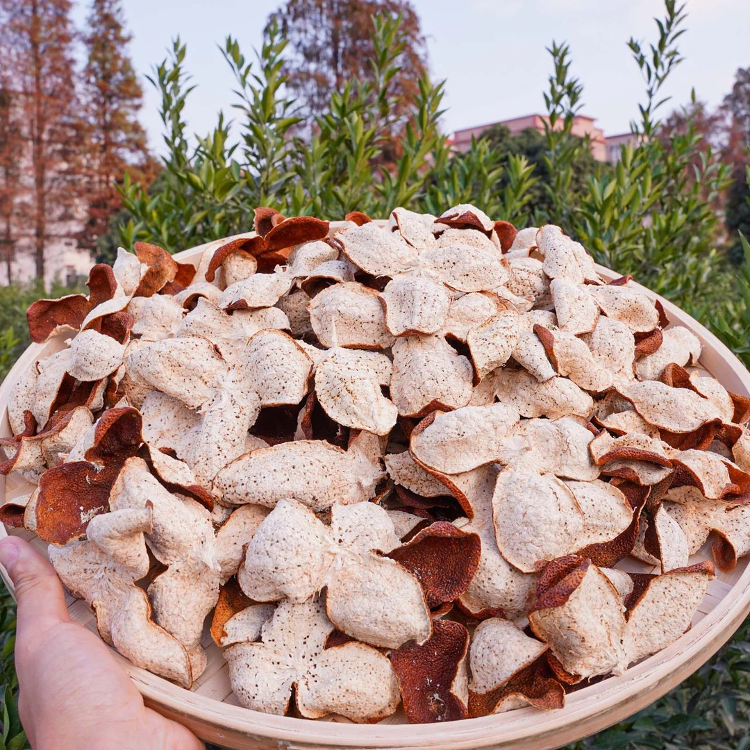 【2022】正宗新会梅江圈枝冬后皮新会陈皮自然生晒自然陈化储存