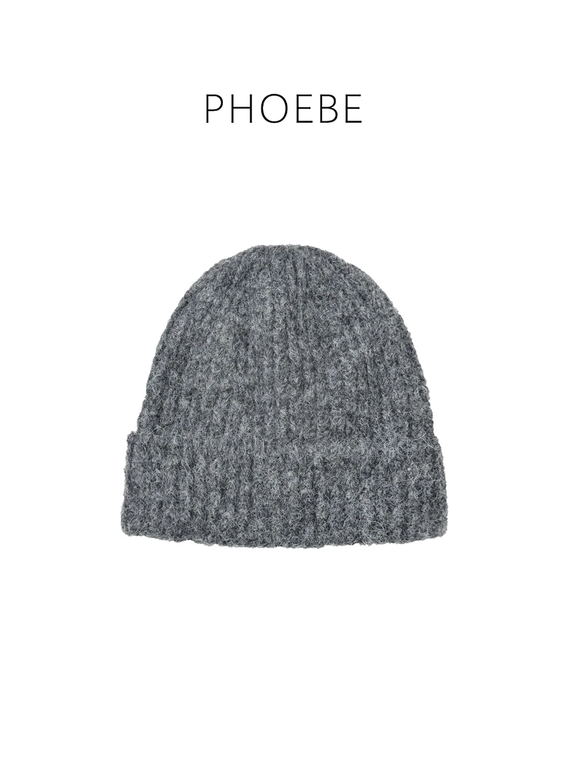 惊喜【极简针织帽】PHOEBE叶姐 冬季新款纯色帽子H4011010071A