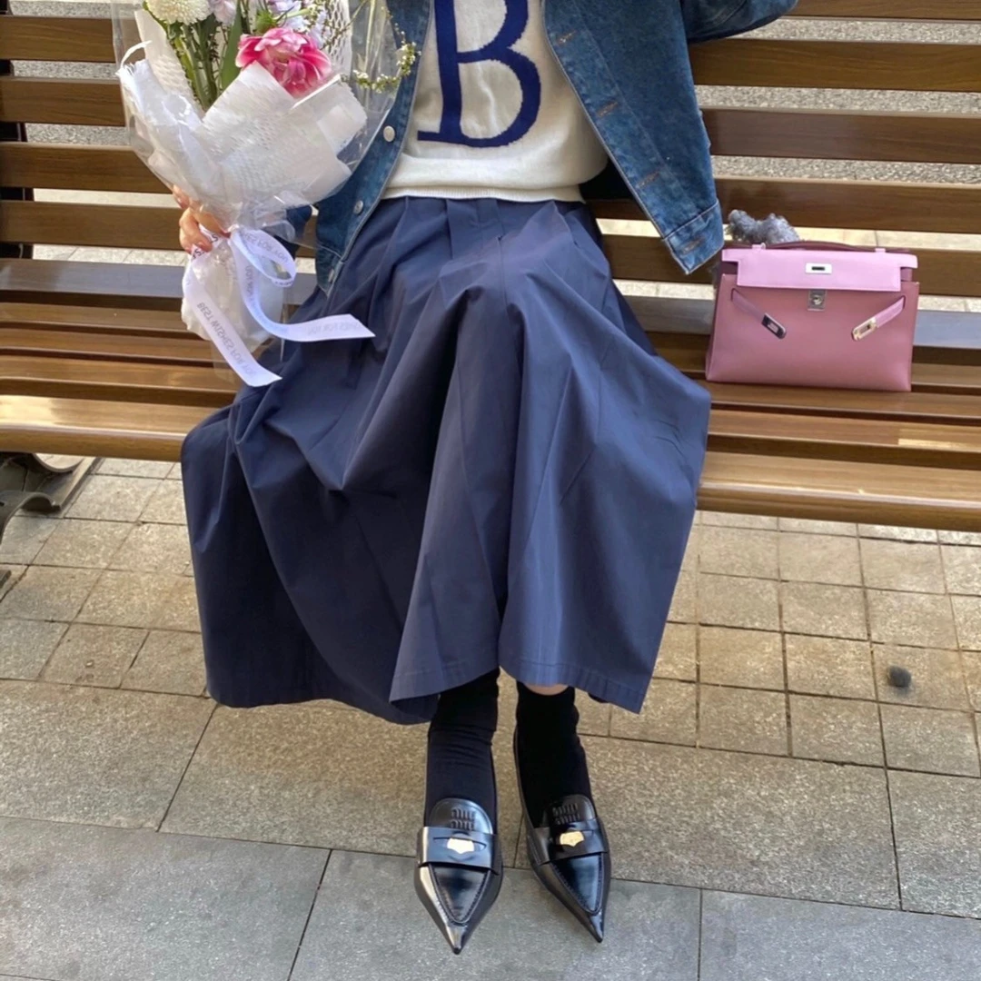NONO PHOEBE 叶欧尼MuMu黑色尖头鞋H40816007H