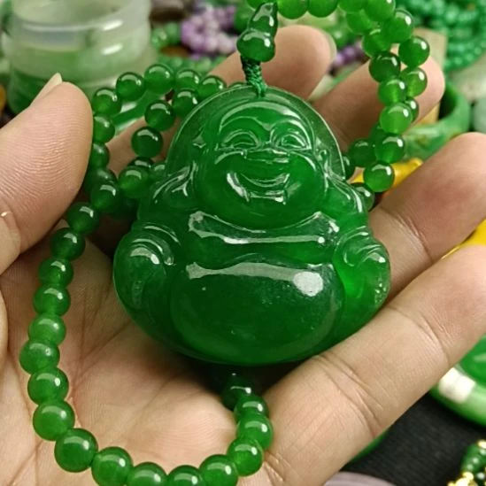 翡翠颈饰未镶嵌新*