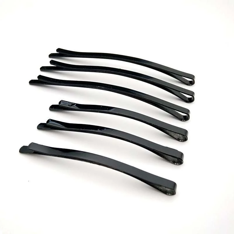 黑色发夹弧形夹大号一字夹加粗加宽发卡碎发夹刘海夹边夹成人头饰