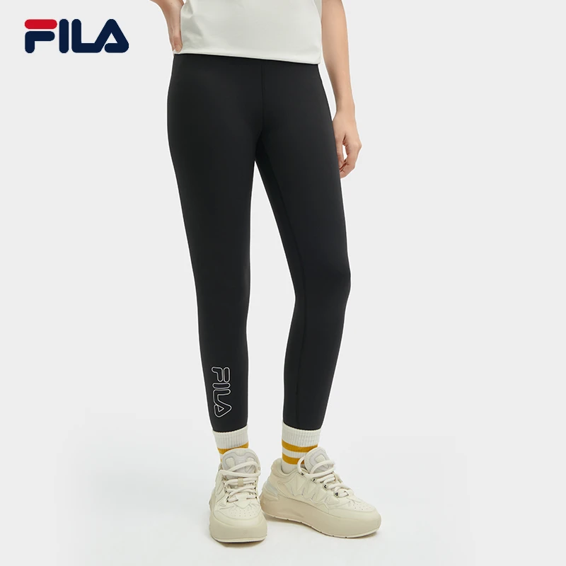 Fila/斐乐女士春季【龙年限定休闲】弹力舒适高能感穿搭修身打底裤
