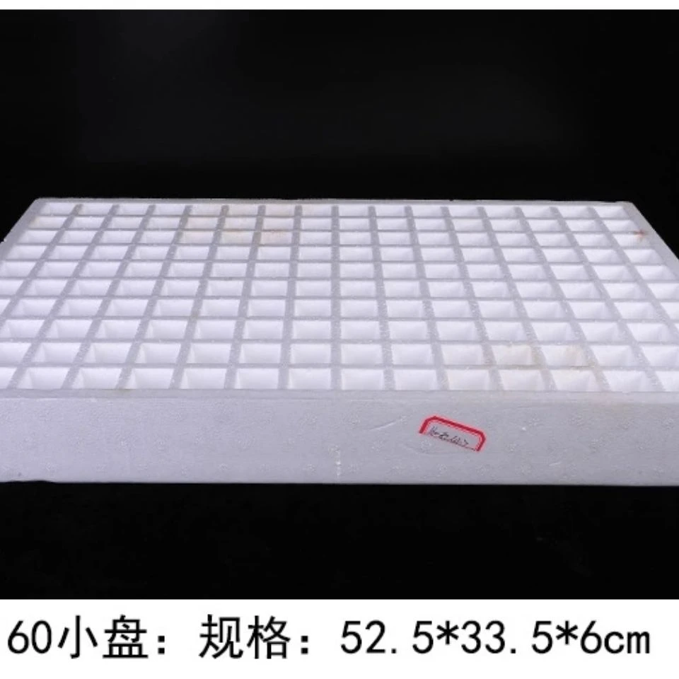 泡沫育苗盘穴盘蔬菜秧盘水培盘育苗盘白色泡沫盘辣椒苗盘批发