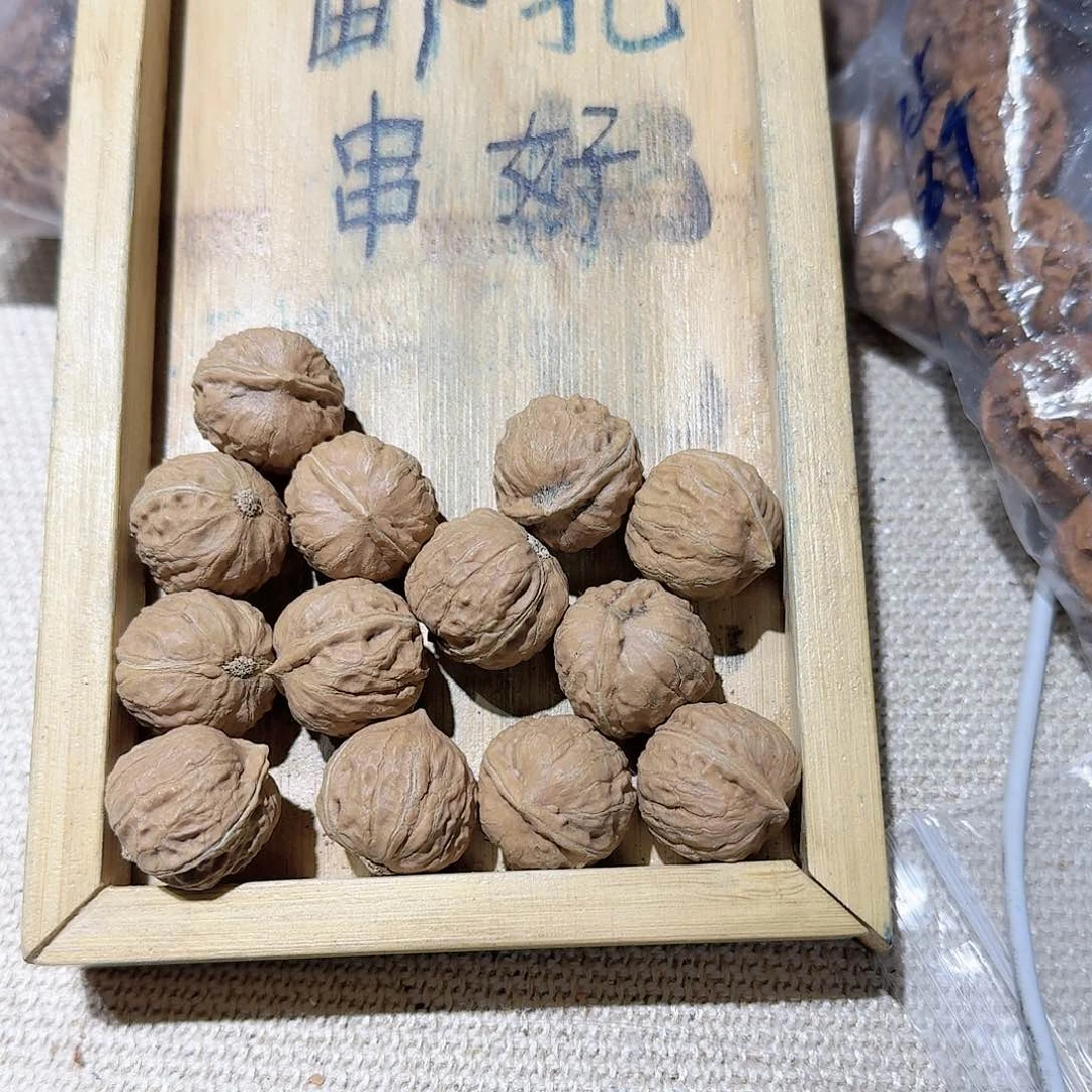 核桃核雕52号边21手串