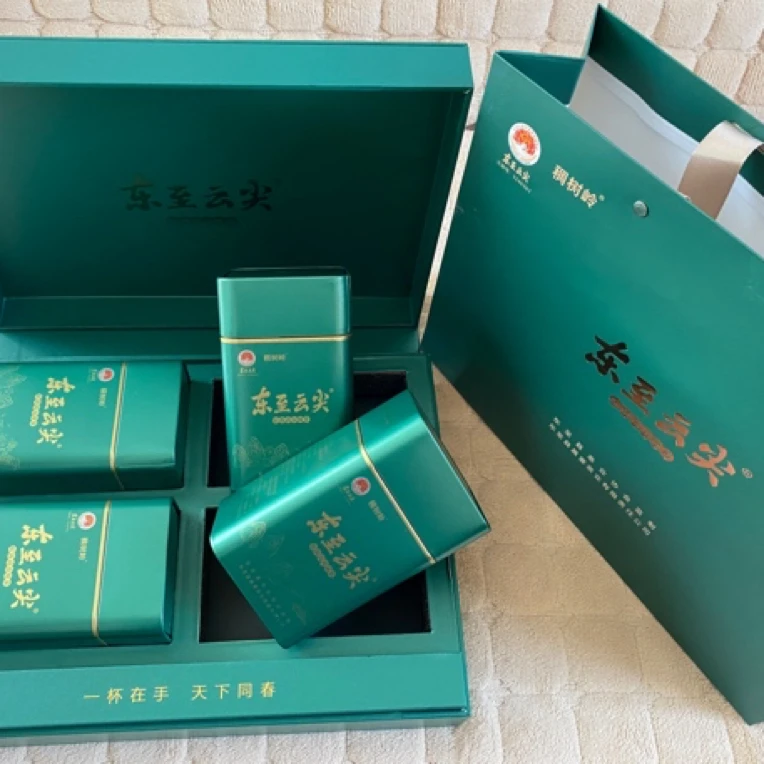 “稠树岭”东至云尖绿茶400g礼盒装2025高山新茶